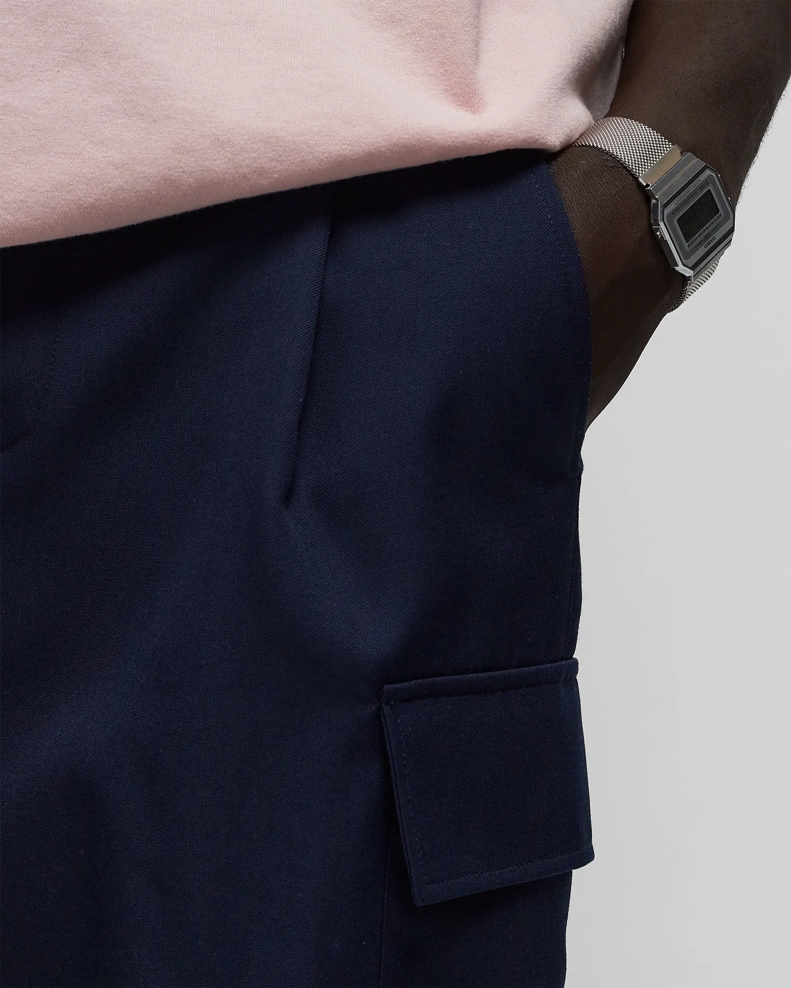 Drôle de Monsieur Le Short Cargo Laine