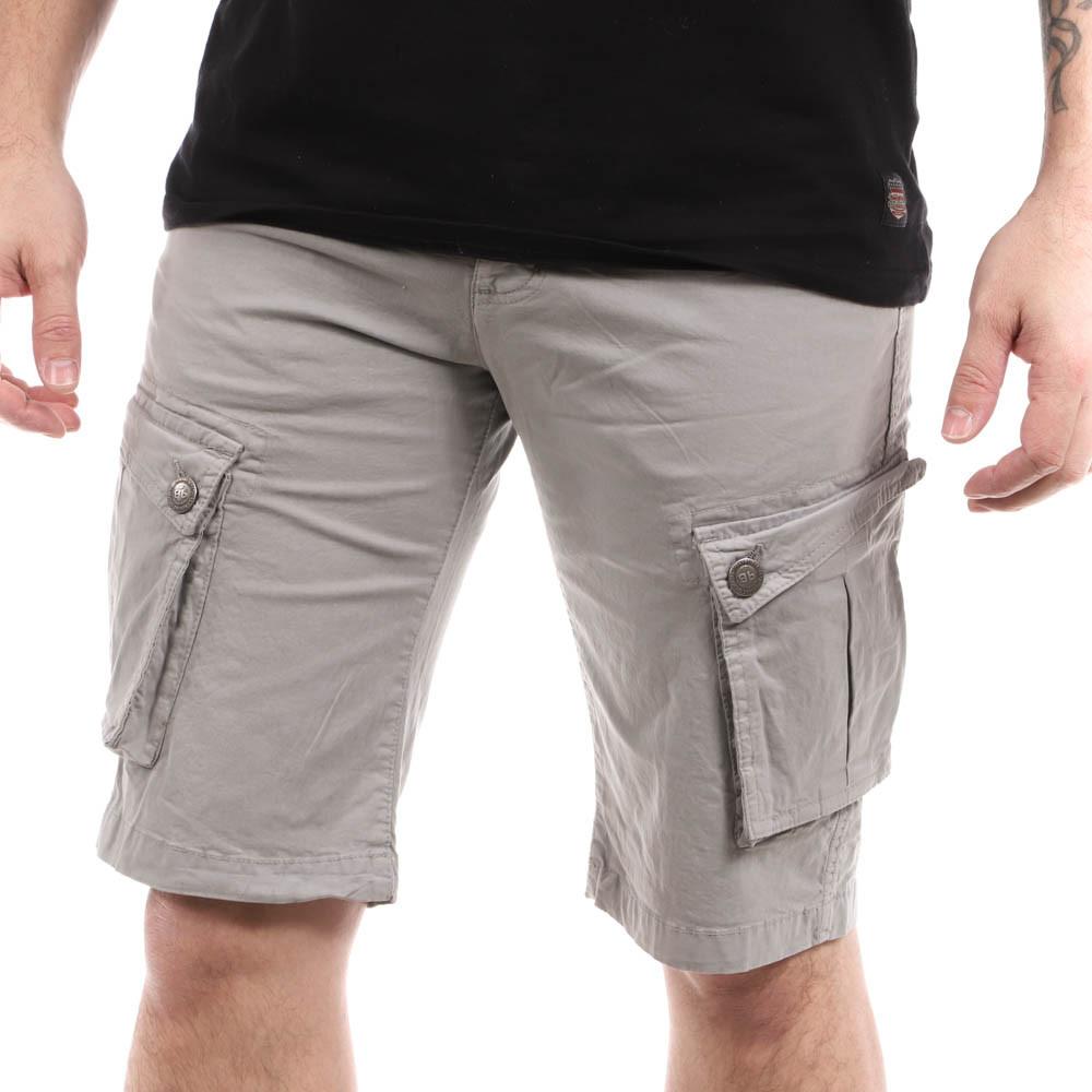 Paname Brothers Bermuda Cargo Gris Homme Paname Brothers Betty