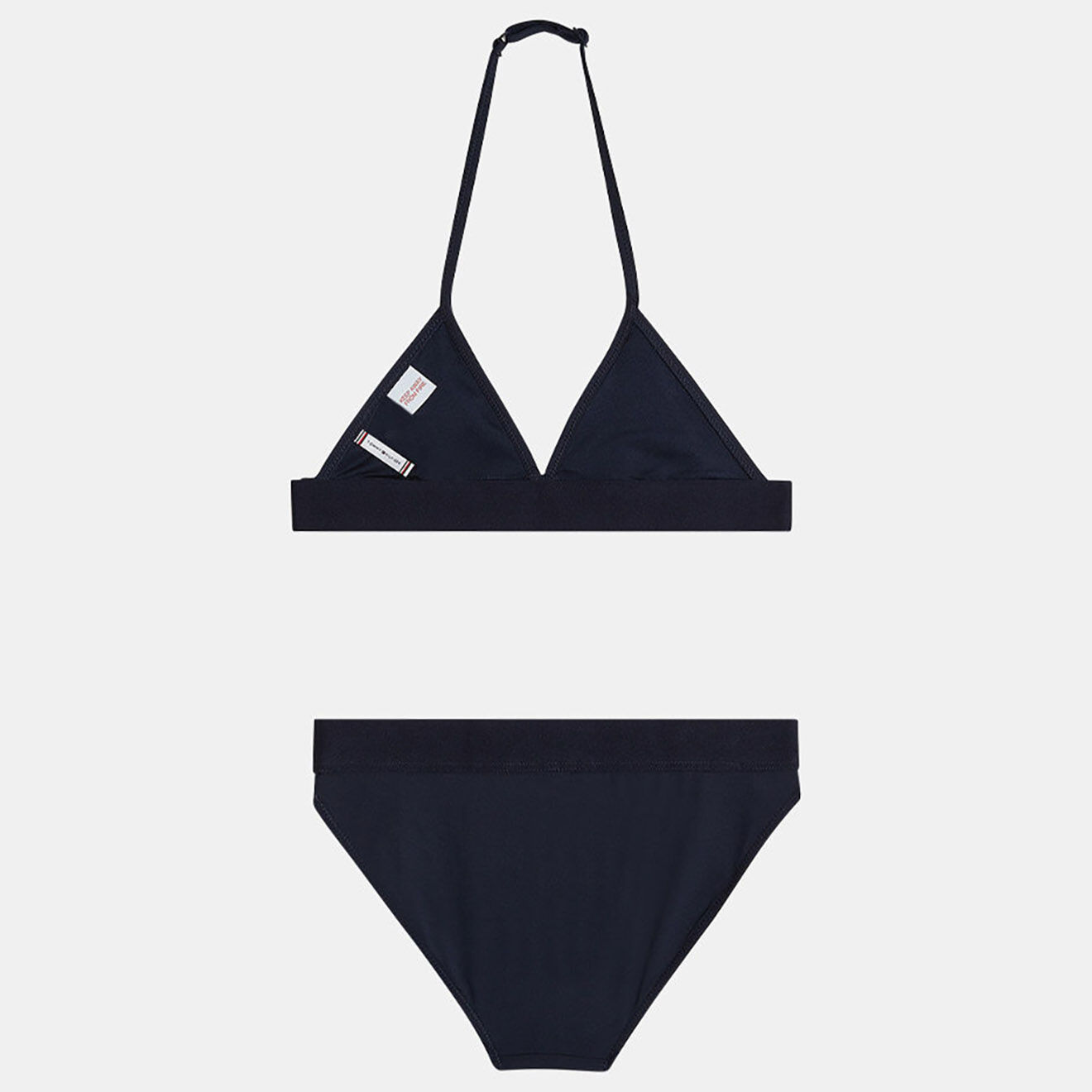 Tommy Hilfiger Maillot de bain 2 pièces triangle uni bleu marine