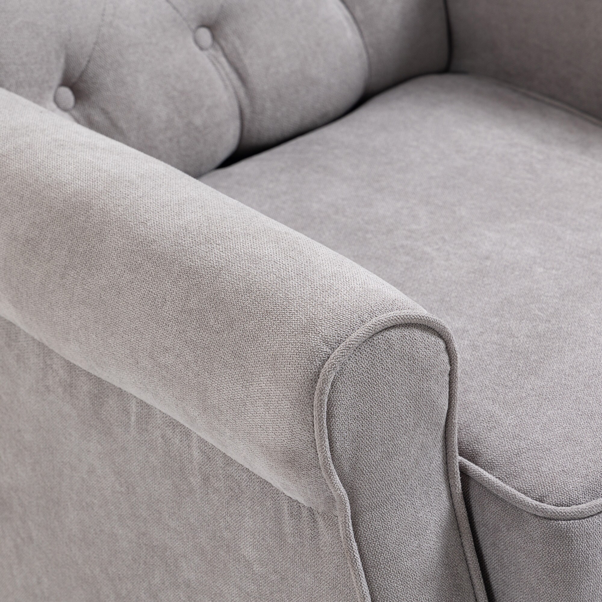 HOMCOM Relaxsessel mit Tufting 76 x 86 x 108 cm (BxTxH)