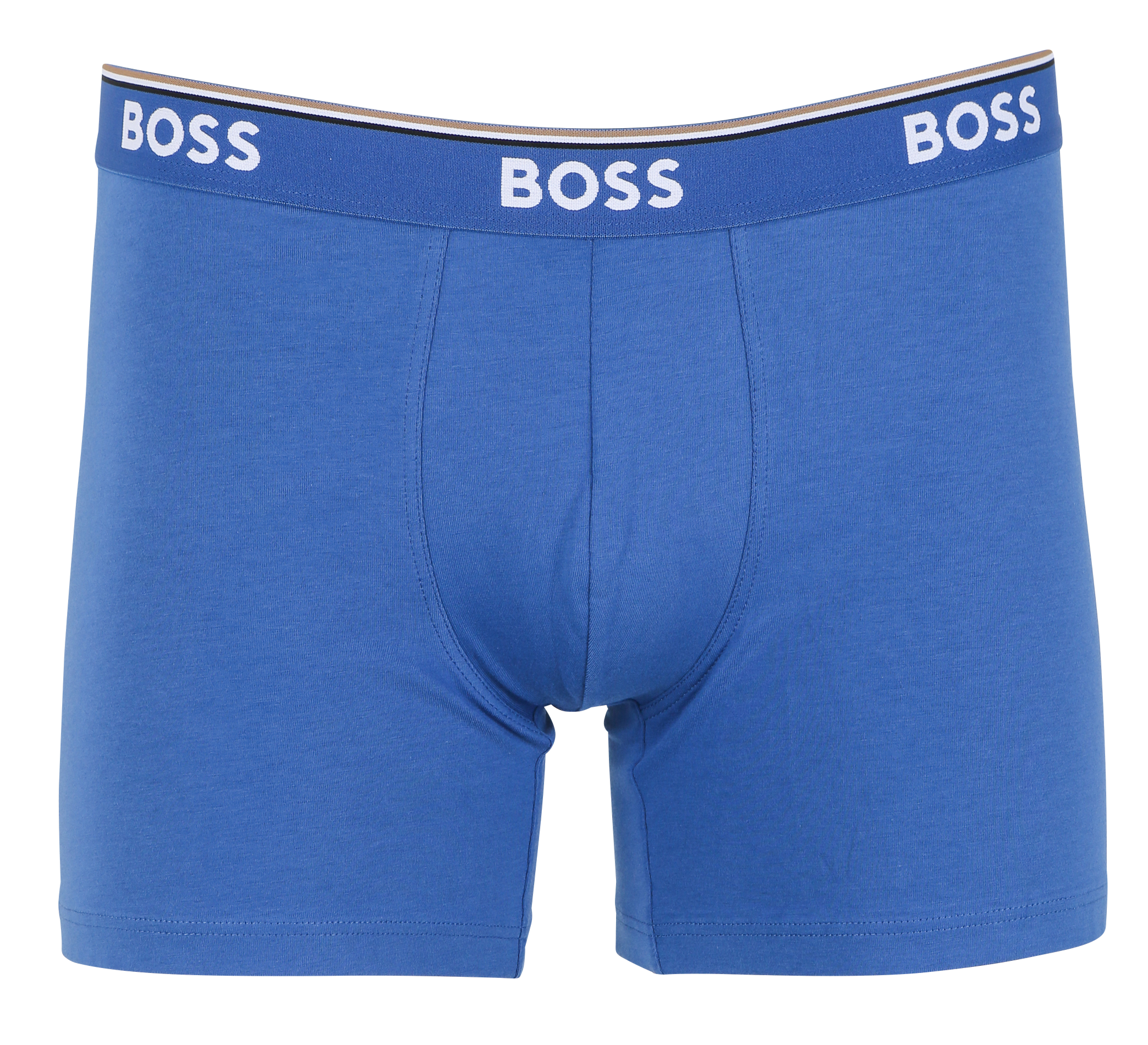 Lot de 3 boxers en coton stretch| Bleu