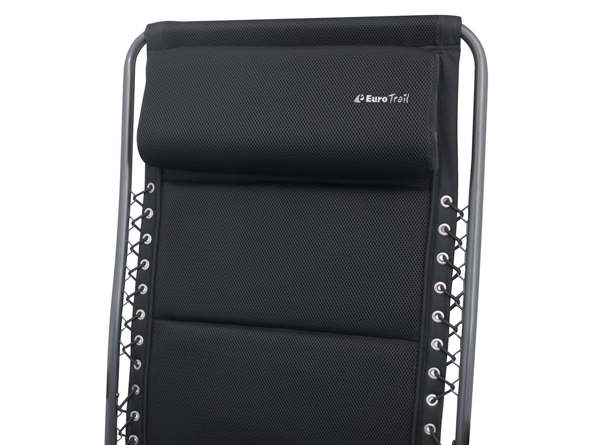 Eurotrail Majestic 3D Mesh Relaxstoel - Black