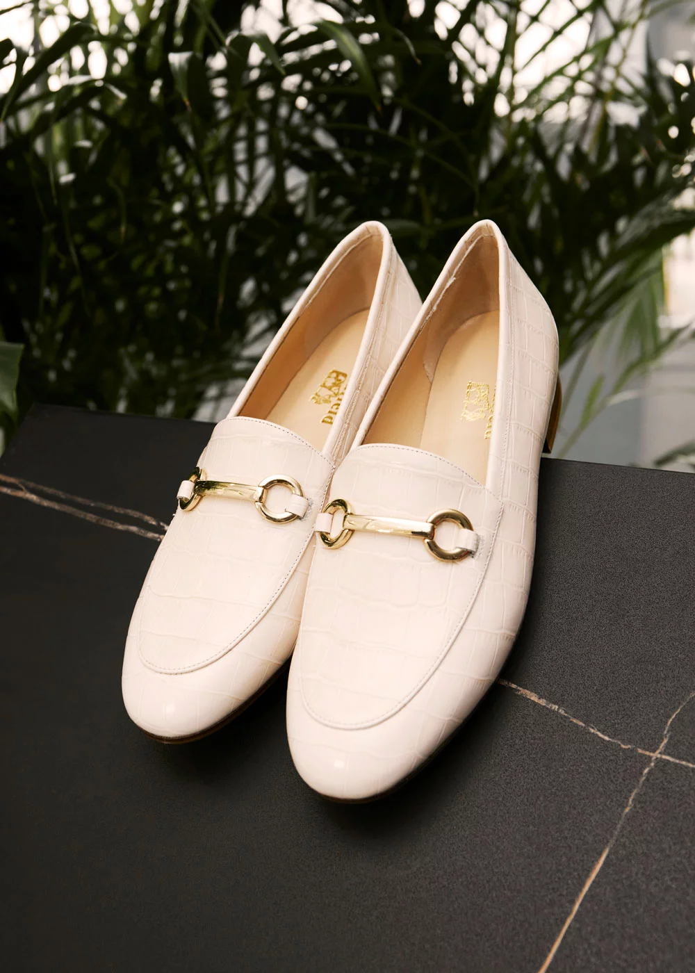 MOCASSIN LA HAVANE CROCO CAMEL