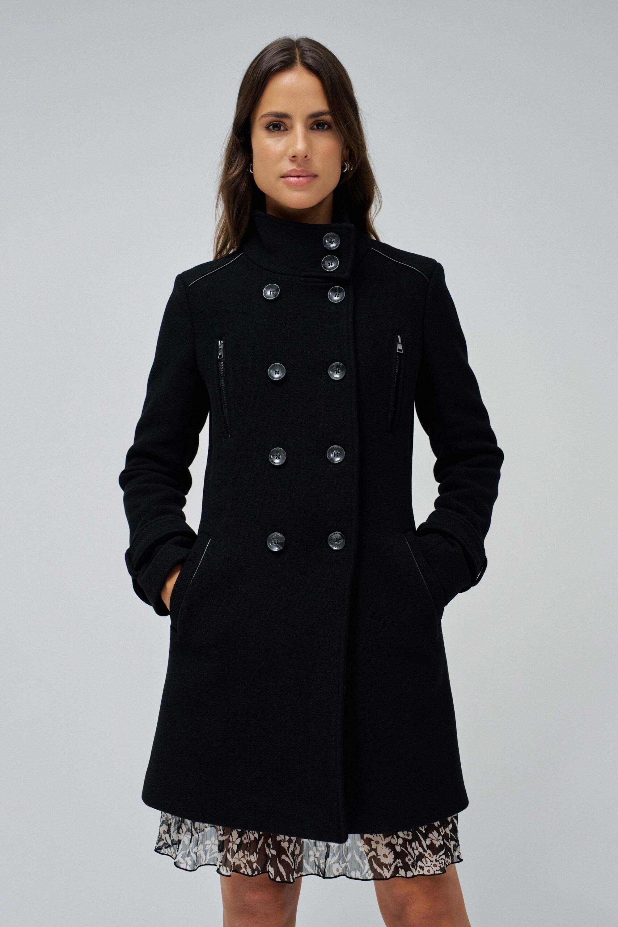 Salsa Wolljacke »Salsa Jeans Jacken Grace Long Woolen Coat«