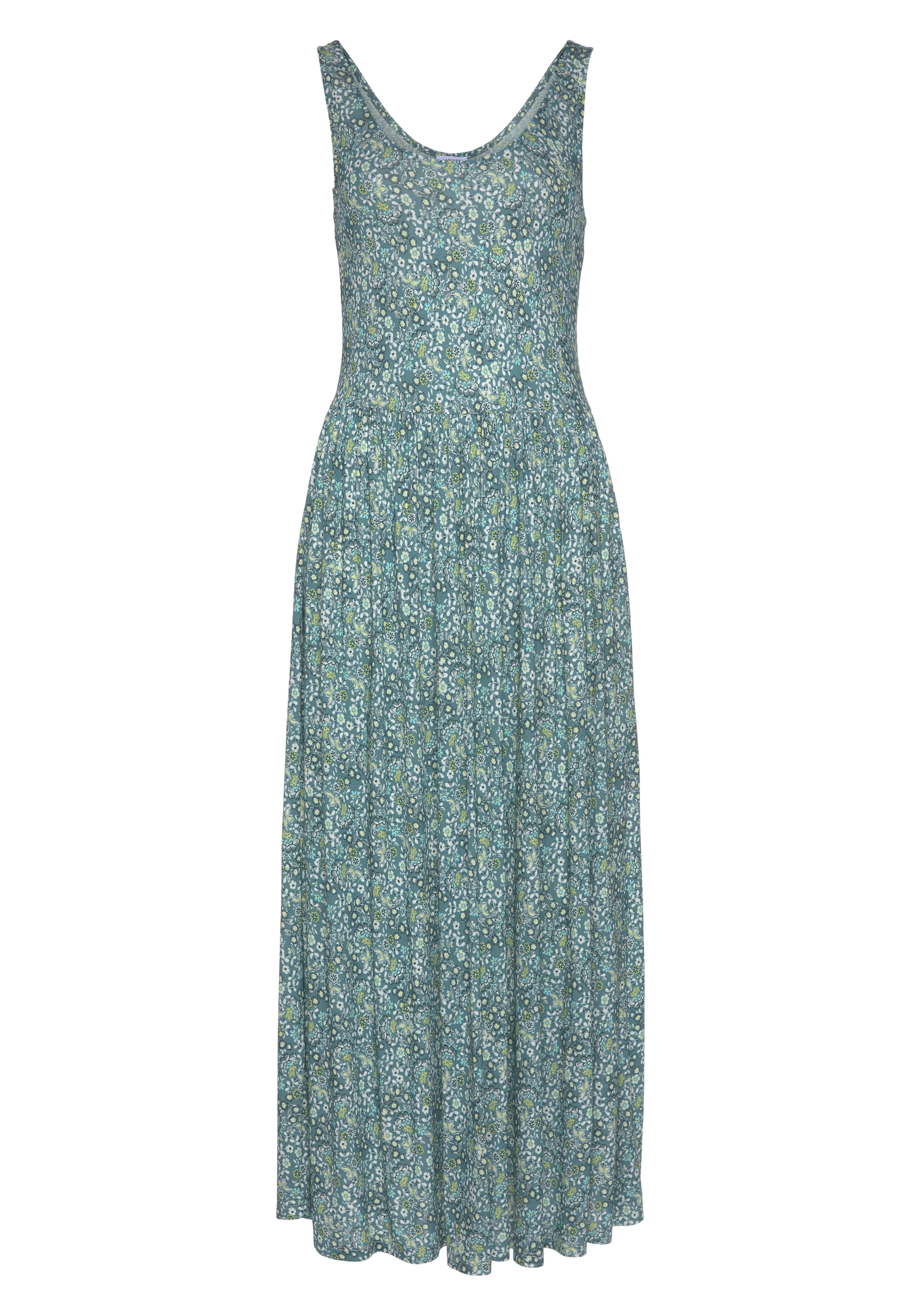 Vivance Midikleid mit Blümchendruck, luftiges Sommerkleid, Strandkleid