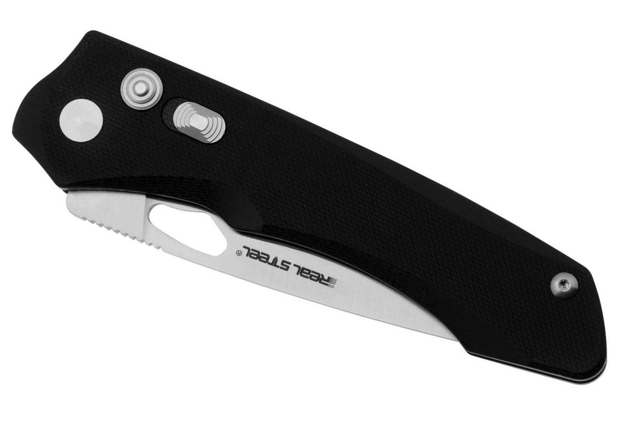 Real Steel Griffin Pro 7131BS Satin 14C28N, Black G10, zakmes, Carson Huang design