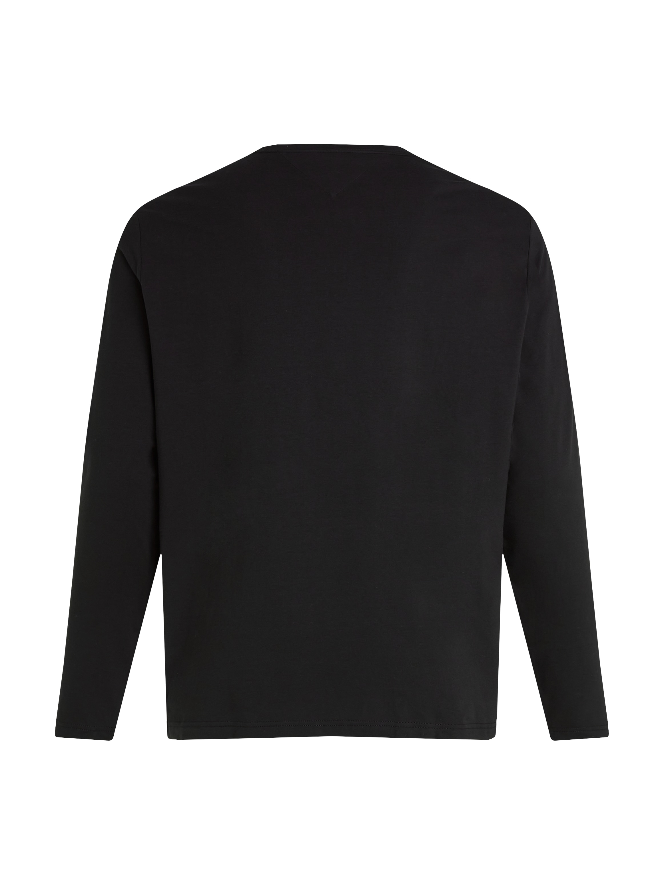 Tommy Hilfiger Big & Tall Longsleeve »BT-STRETCH SLIM FIT TEE-B mit Rundhals und Logo«, unifarben, casual, slim fit, Baumwollmix, Rundhals, grosse Grössen