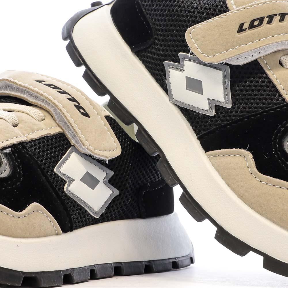 Lotto Baskets Noir/Beige Garçon Lotto Capri