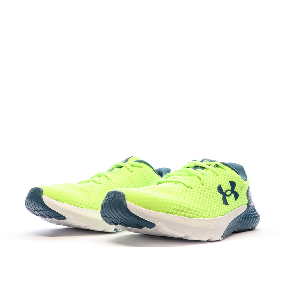 Under Armour Chaussures de Running Jaune Fluo Femme Under Armour Charged Rogue 3