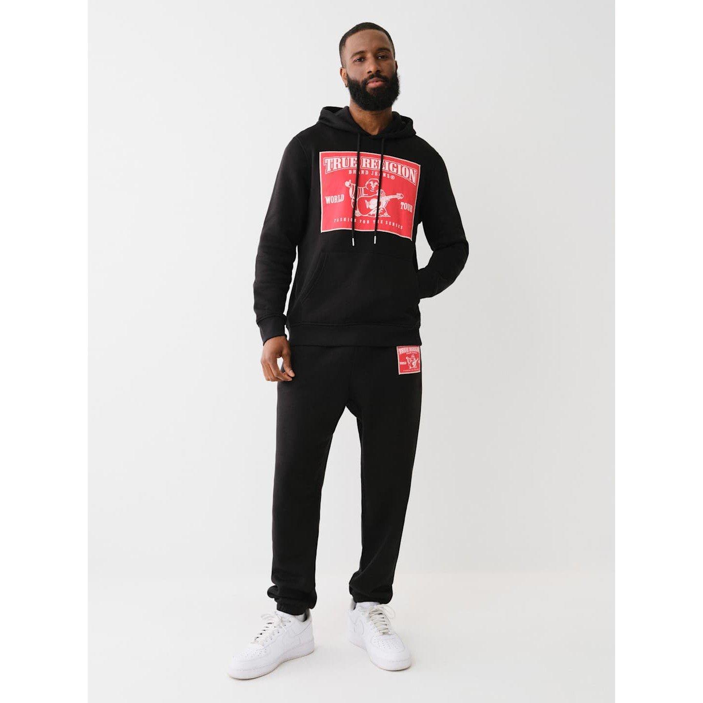 True Religion TR Ladder Applique Hoodie Mens