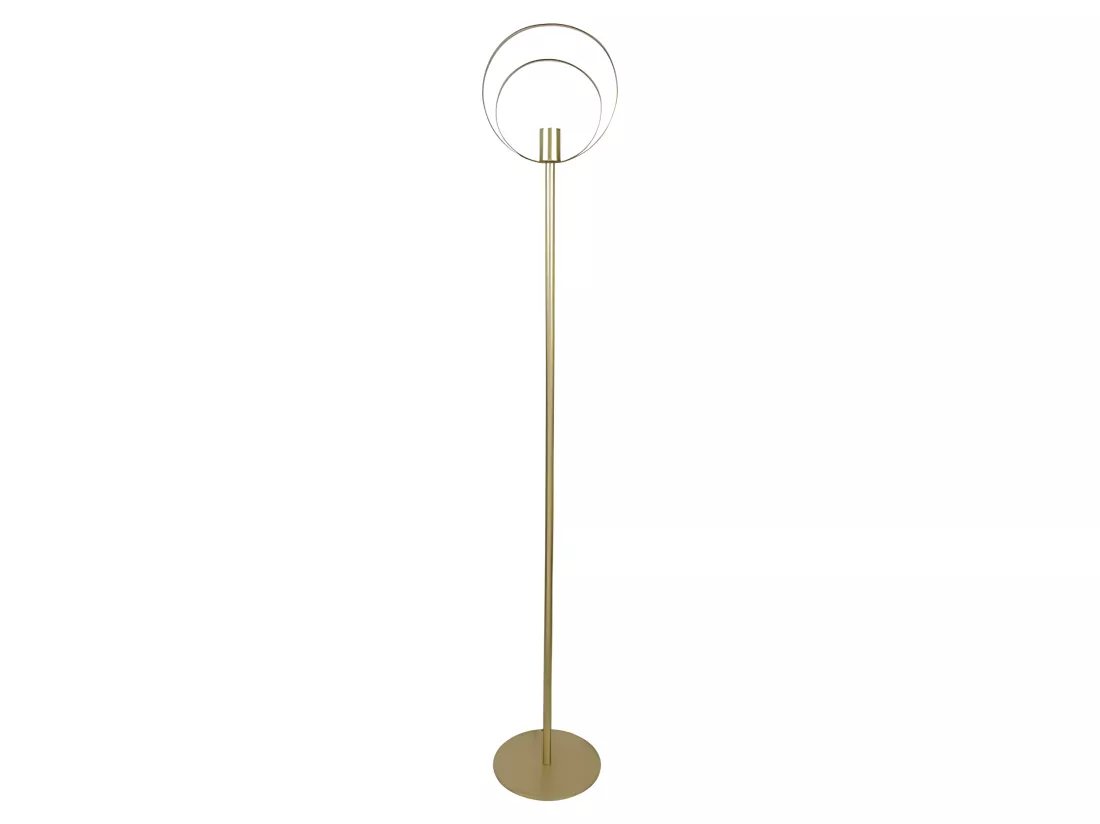 Lampadaire métal doré H160 Saturne Ostaria
