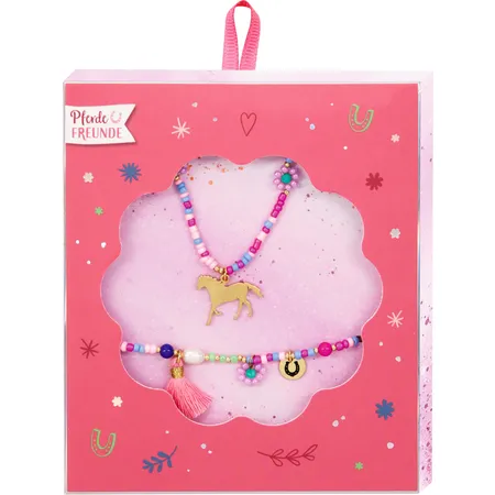 Die Spiegelburg Schmuckset (Kette & Armband) - Pferdefreunde