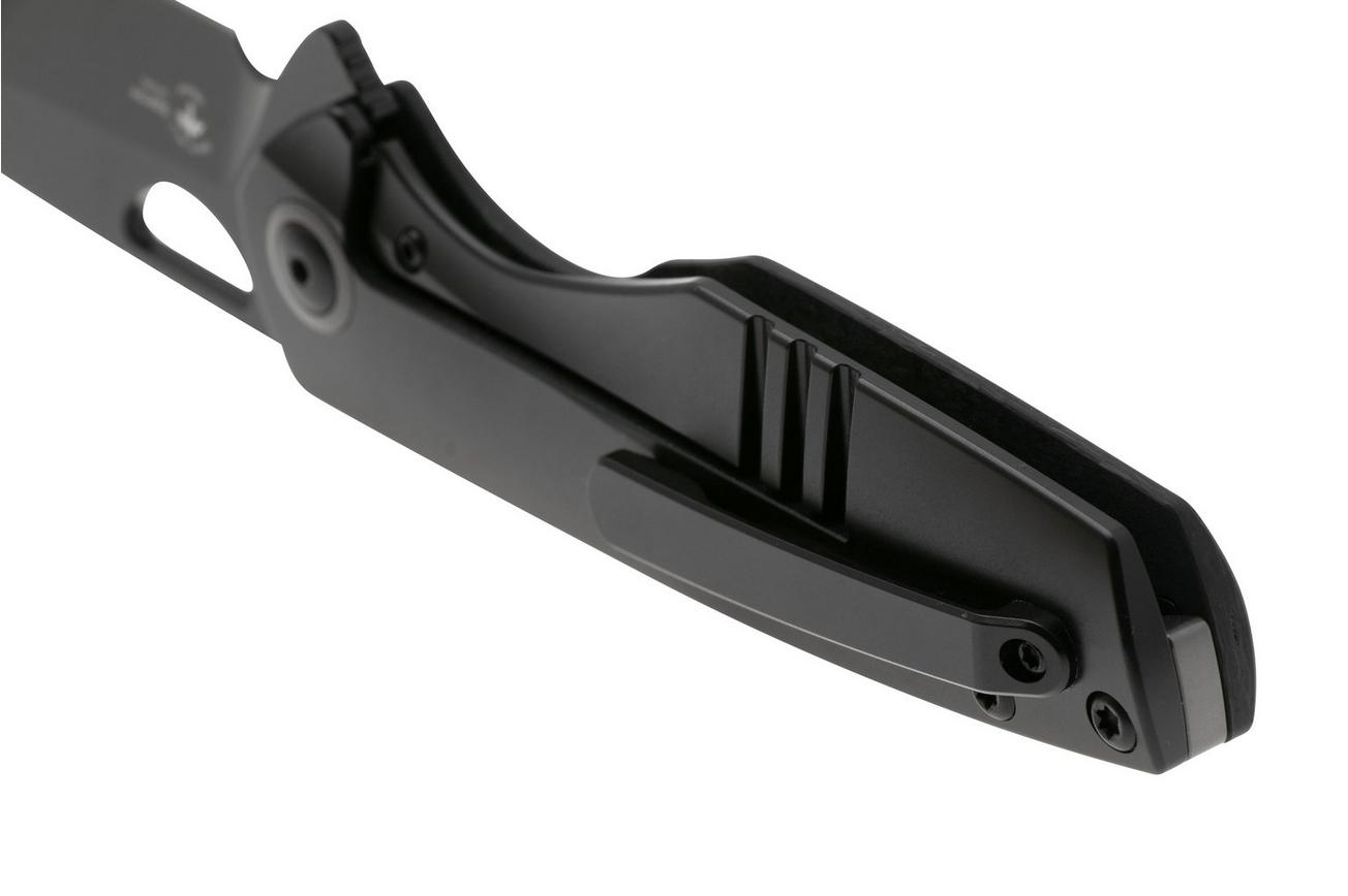 Kizer Sparrow Ki3628A2 Black CPM S45VN, Marble Carbon Fiber/Titanium zakmes, Vincent Rizzo design