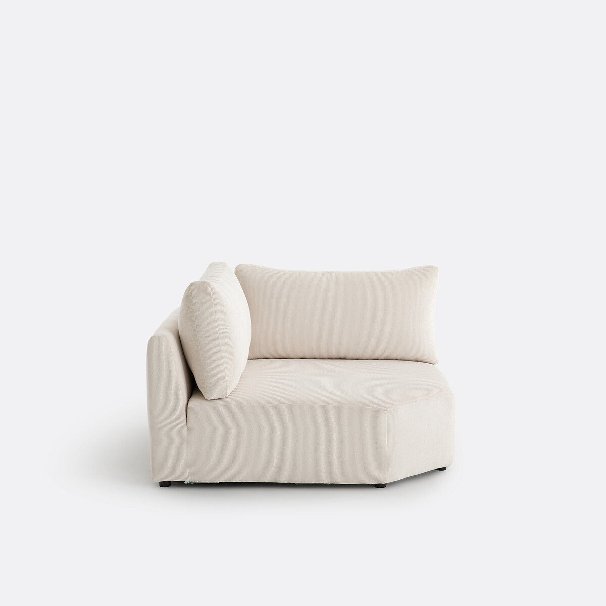 LA REDOUTE INTERIEURS<br>Elemento de canto reversível, veludo cotelê, Monica