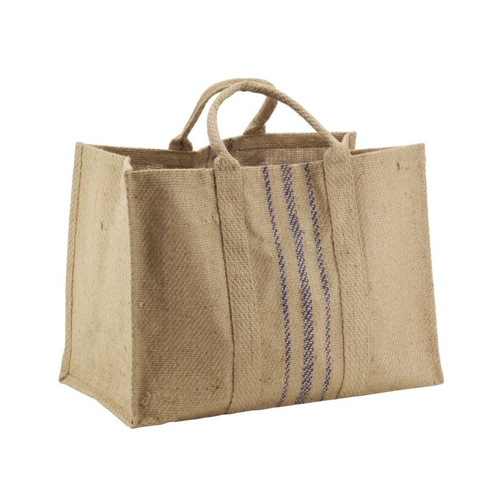 Sac à bûches en jute