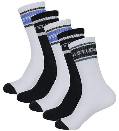 Jack & Jones Socken - 5er-Pack - JacHugh - White/Black