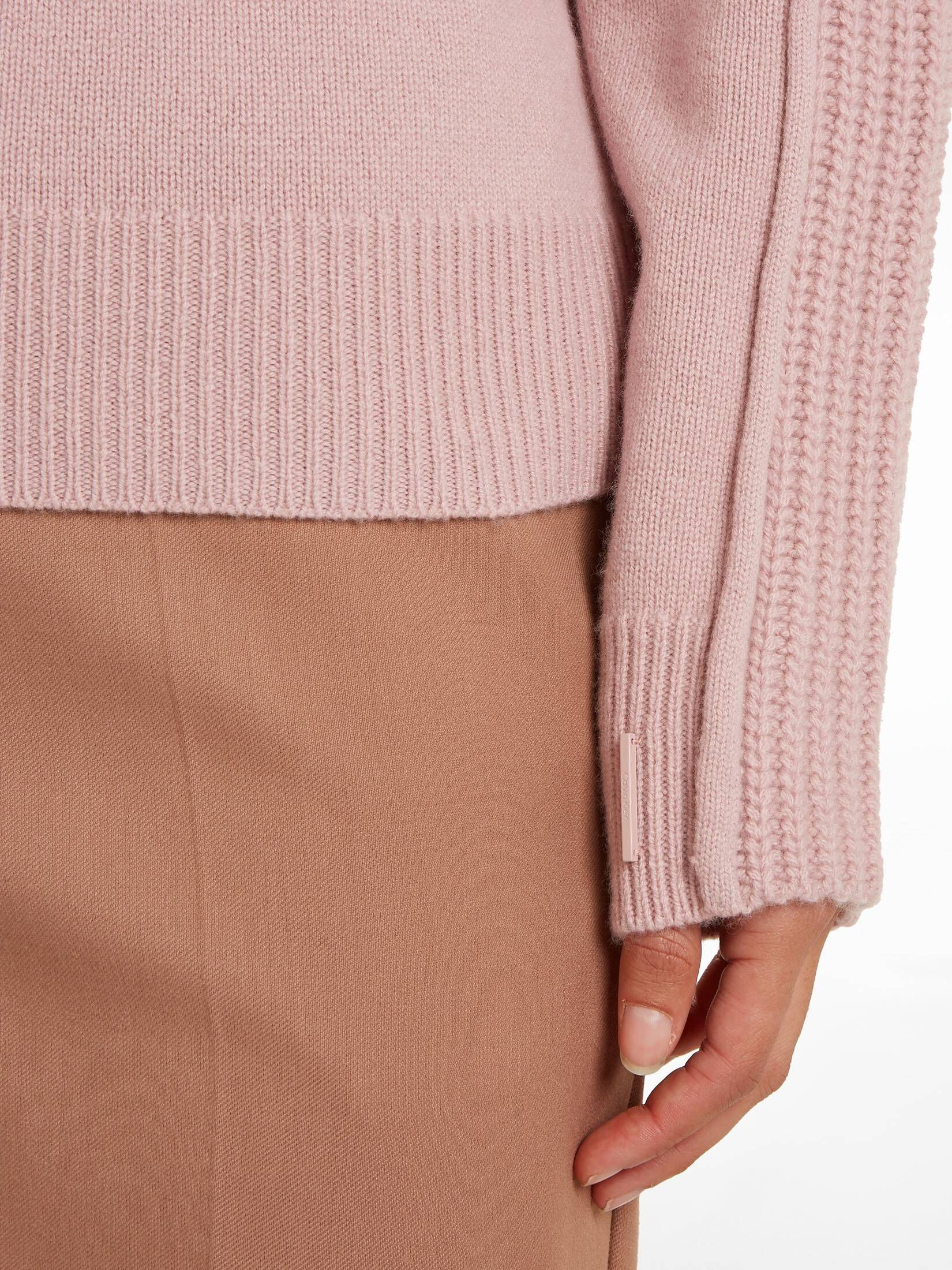 CALVIN KLEIN| Damen Strickpullover aus Wolle