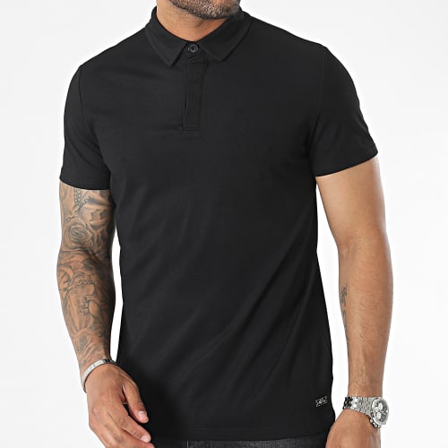Polo Manches Courtes Noir
