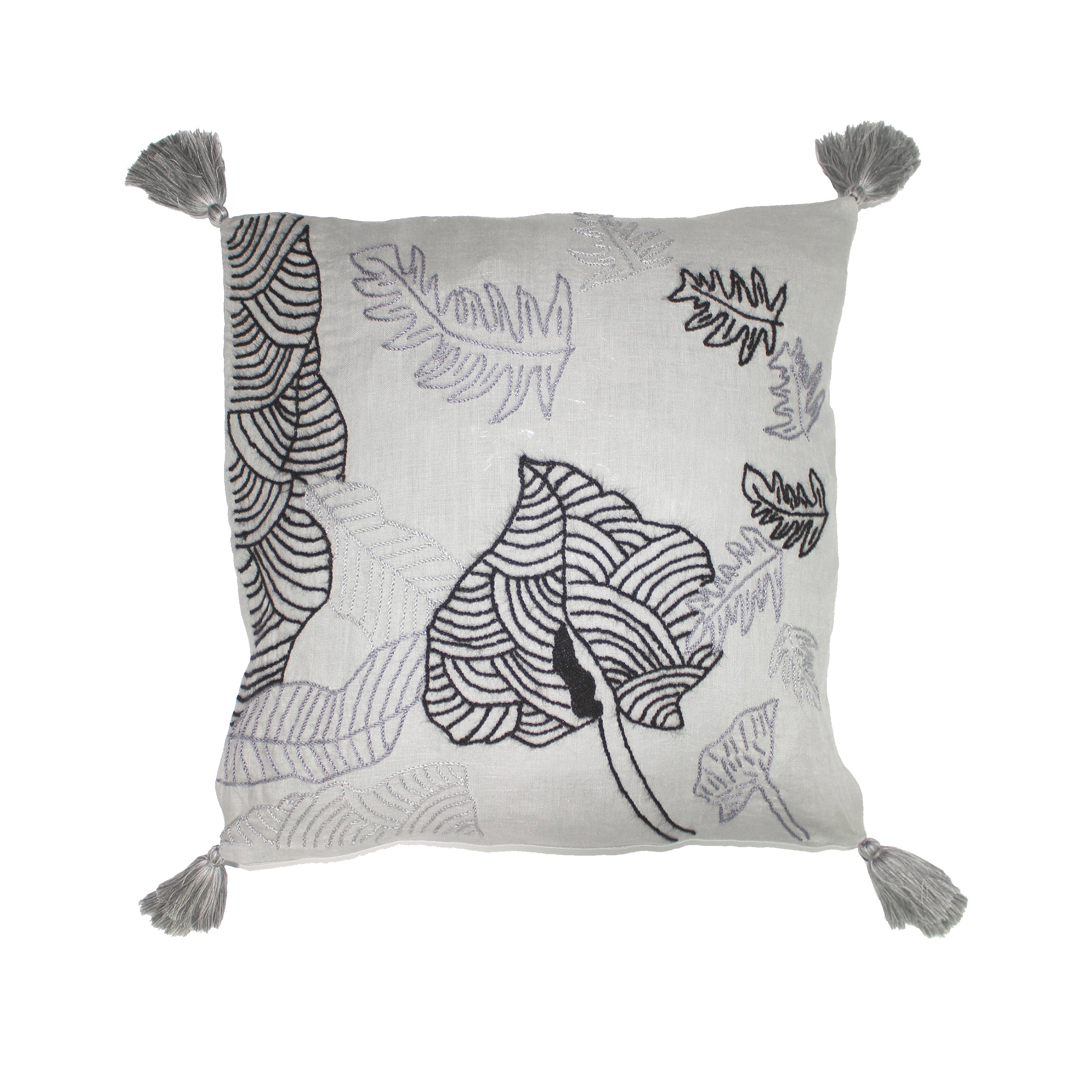 Doublure de coussin brodée à la main (lot de 2 unités)