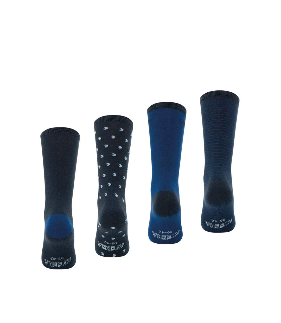Lot de 4 paires de chaussettes hautes Ecopack
