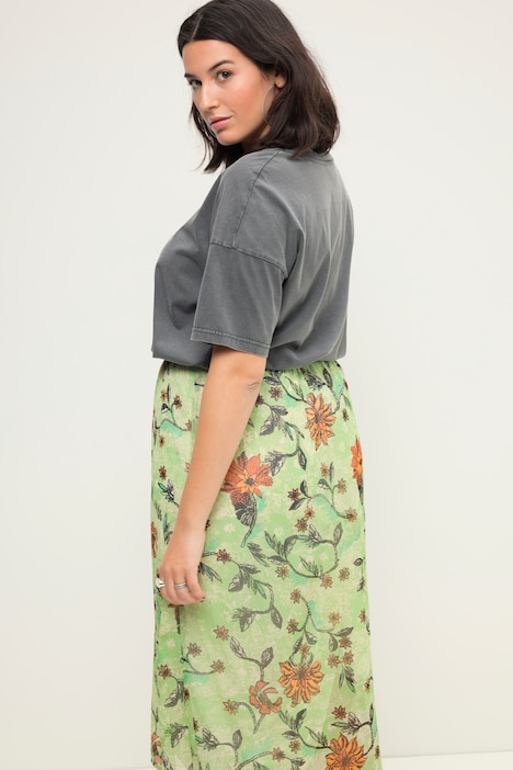 Oversize-Shirt, XL Print, Vintage Look, Rundhals, Halbarm