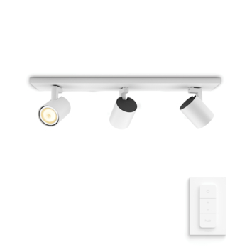 Philips Hue Runner opbouwspot 3x5W wit incl. switch en bluetooth