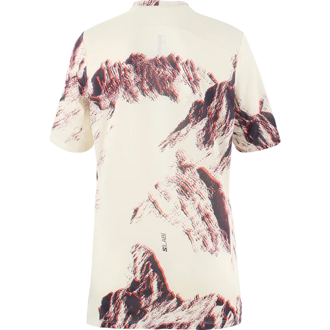 S/LAB SALOMON ULTRA PRINT  Kurzarmshirt Damen VANILLAICE/Print