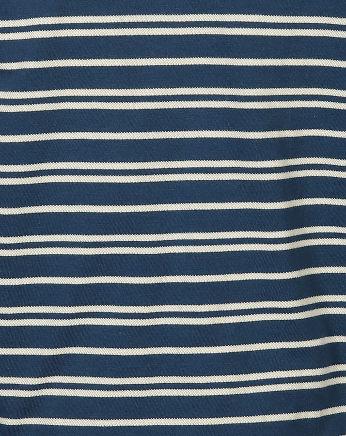 Langarmshirt ICE HOCKEY DAY gestreift in true navy