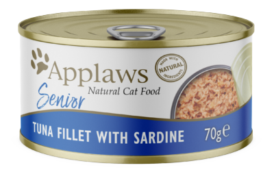 Applaws - Senior - 24 x Wet Cat Food 70 g - Tuna sardines