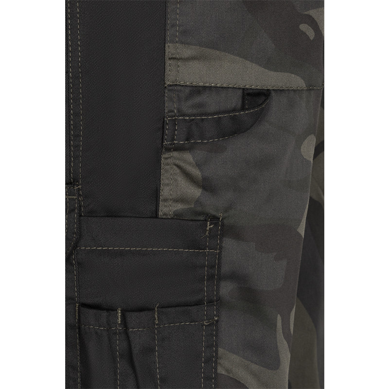 Cerva werkshort camouflage L groen