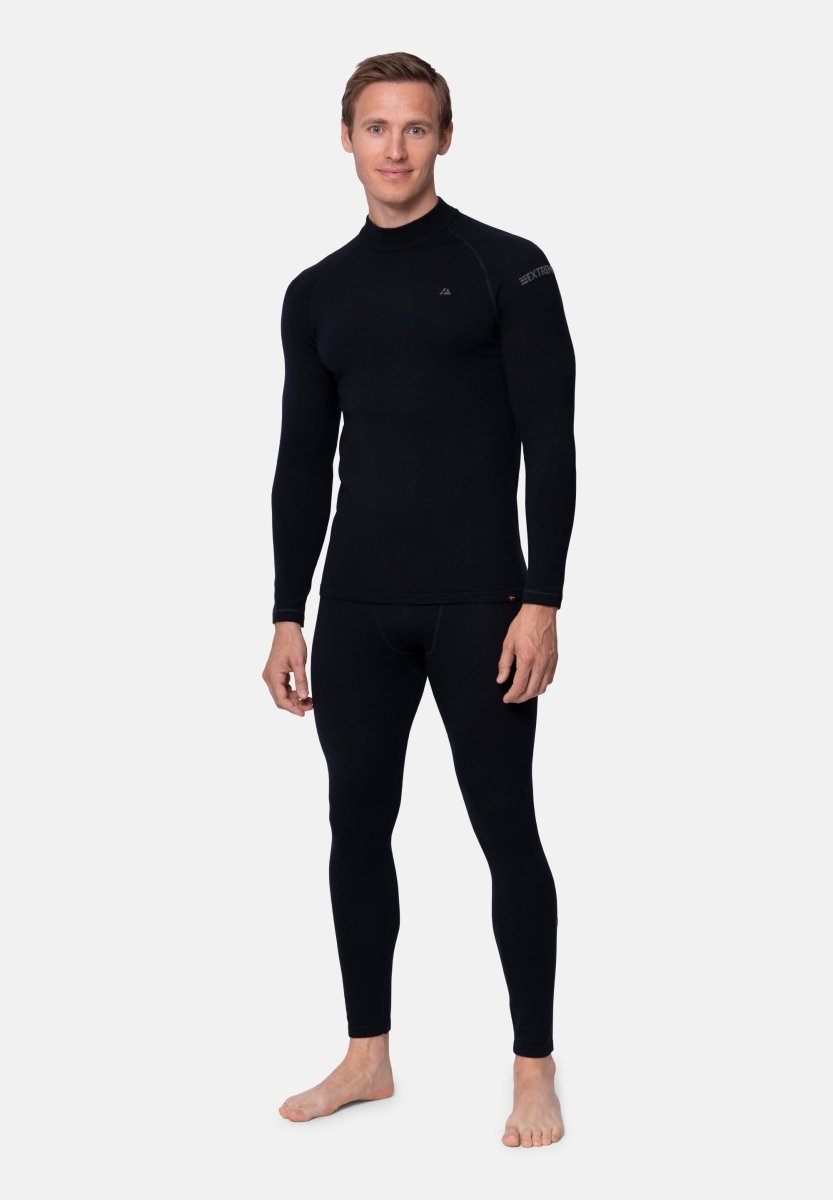 KRAFTIGT MERINOULD BASELAYER SÆT TIL MÆND