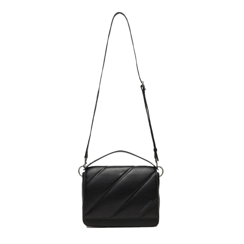 Calvin Klein Jeans Sac Bandoulière Noir Femme Calvin Klein Jeans Quilted Boxy Flap