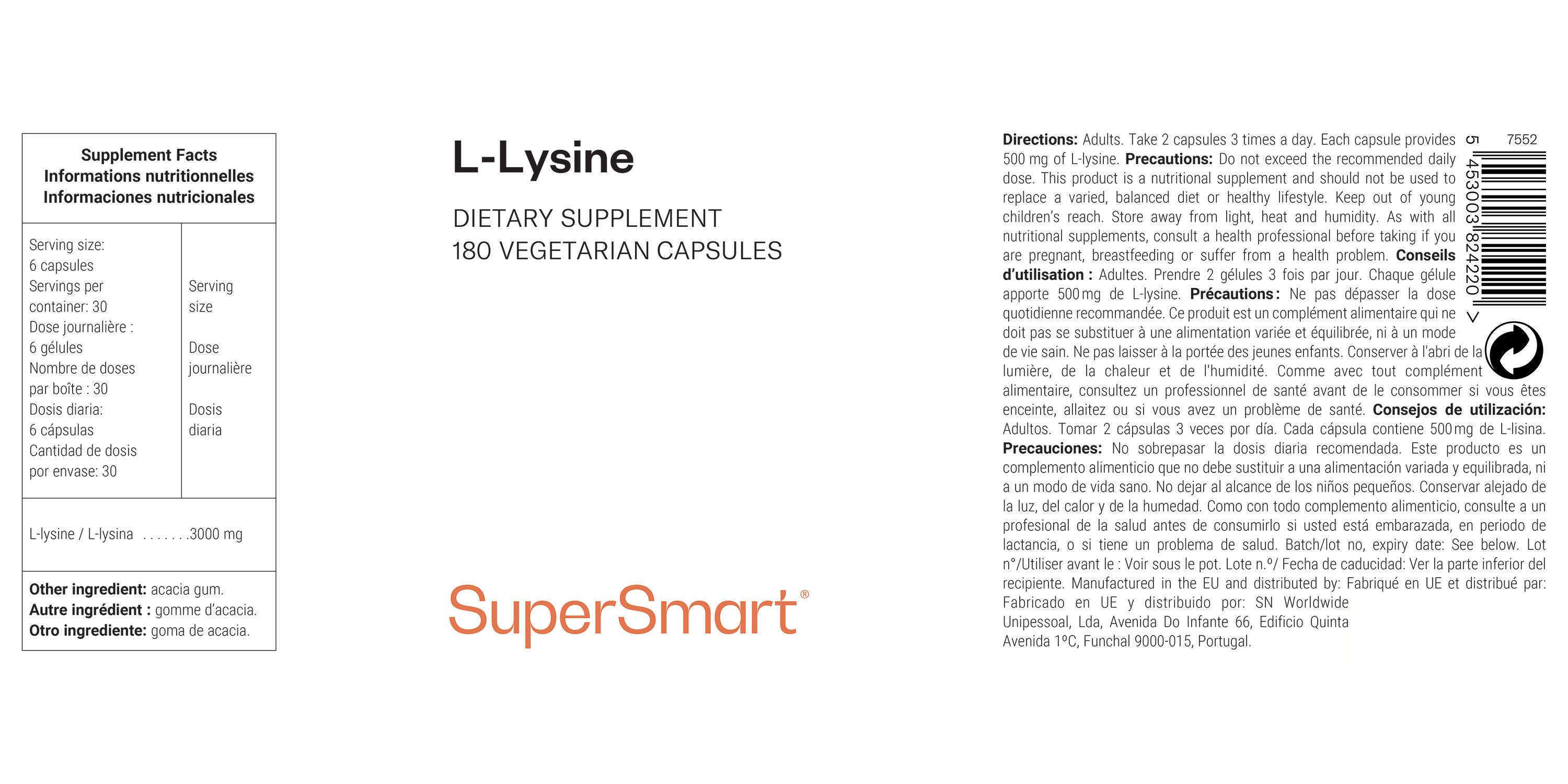 L-Lysin - SuperSmart