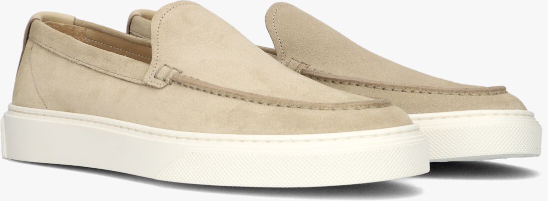 WOOLRICH beige woolrich loafers boat slip on heren