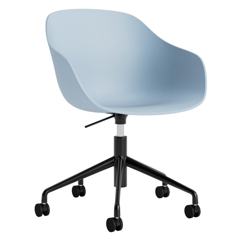 Hay AAC252 bureaustoel zwart onderstel Slate Blue