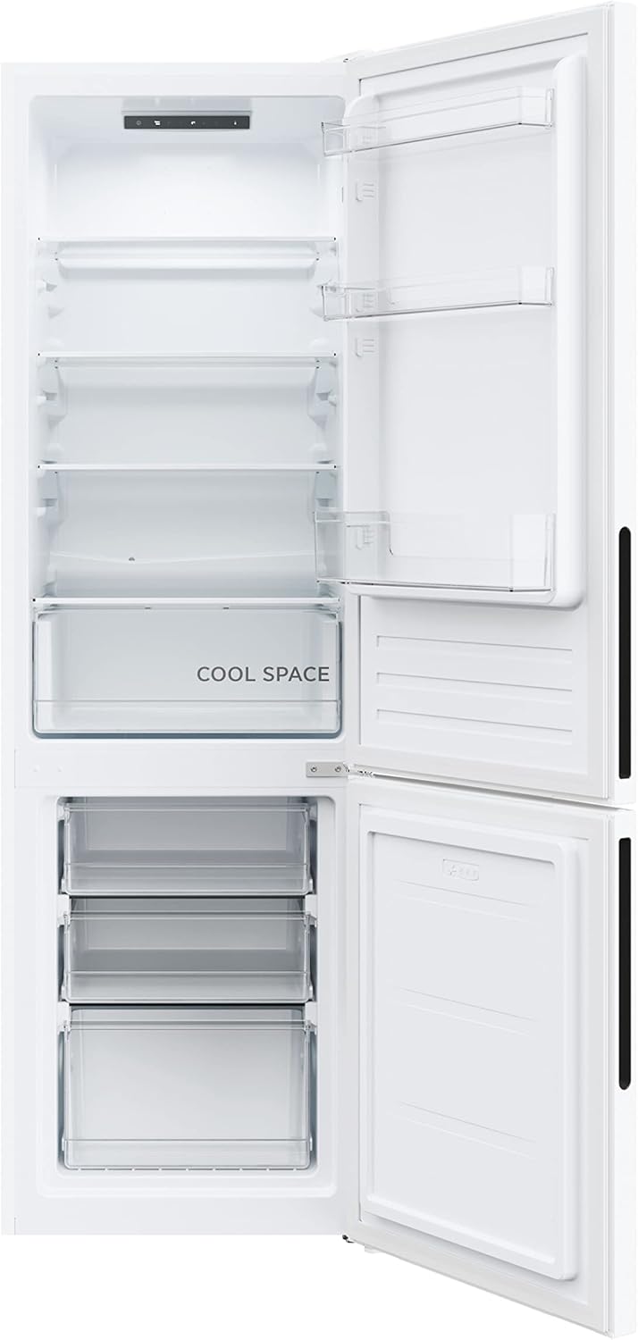 Hoover H-FRIDGE 300 HOCT3L517EW2 2D Kühl-Gefrierkombination, Freistehend, Low Frost Technologie, Elektronisches Display, Energieklasse E, Weiß