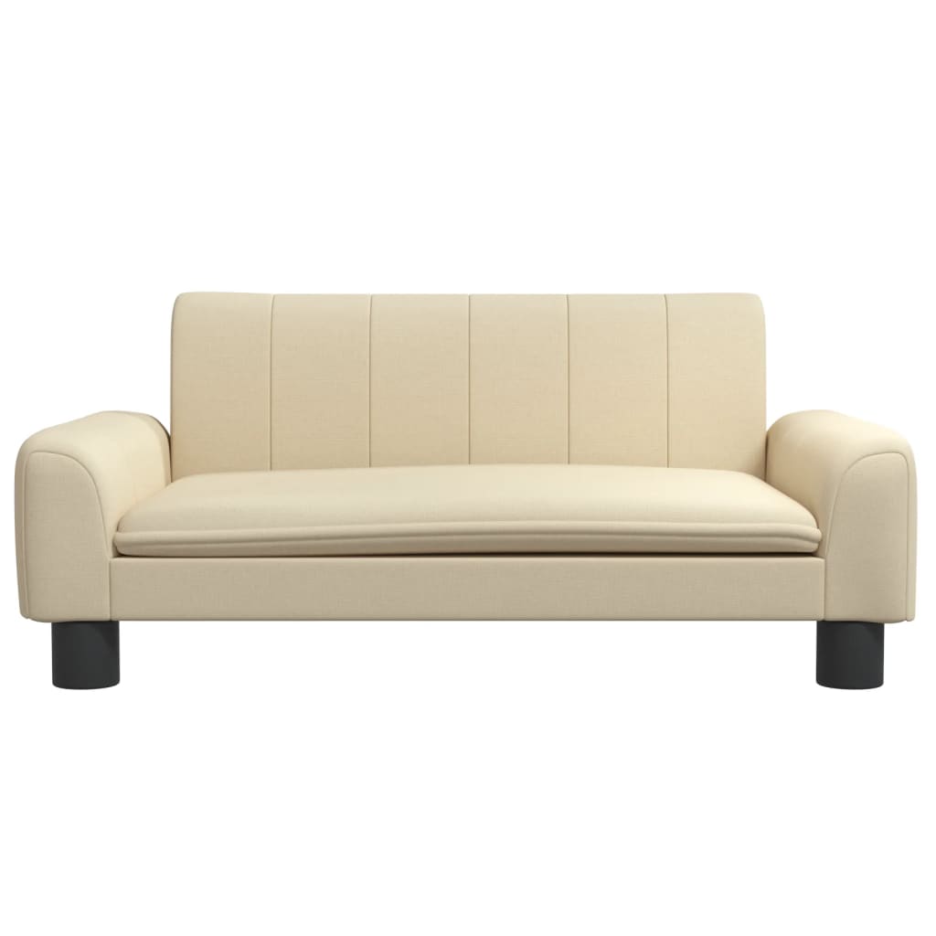 Cama para cães vidaXL em tecido creme, 70x45x30 cm