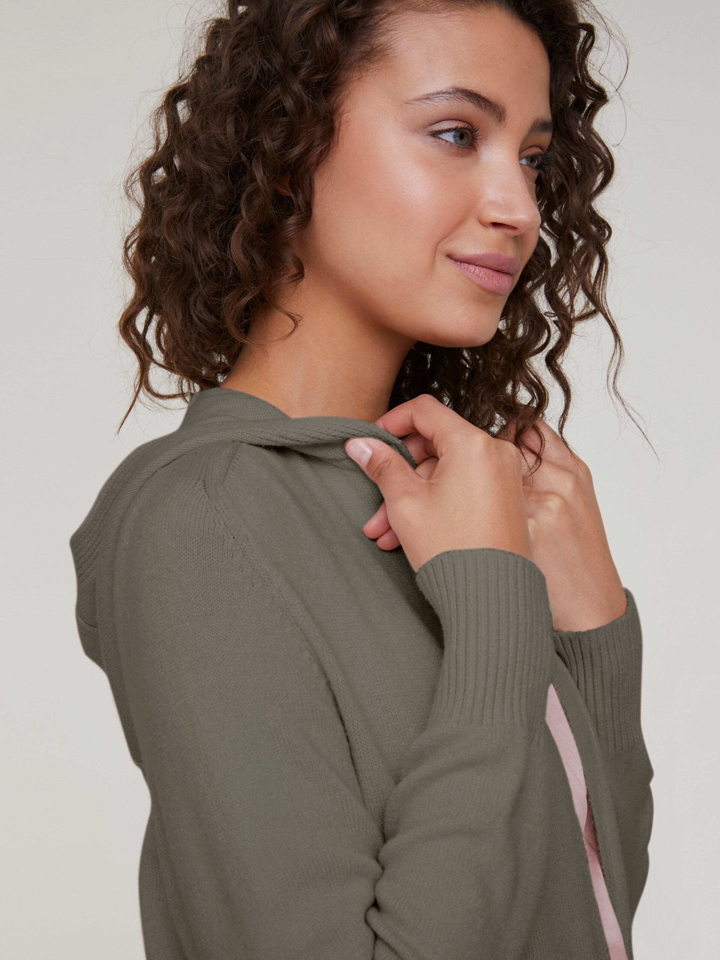 Long-Strickjacke