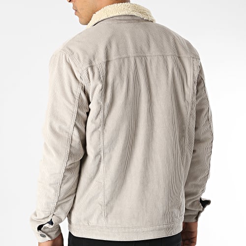 Veste A Col Mouton Louis Life Beige