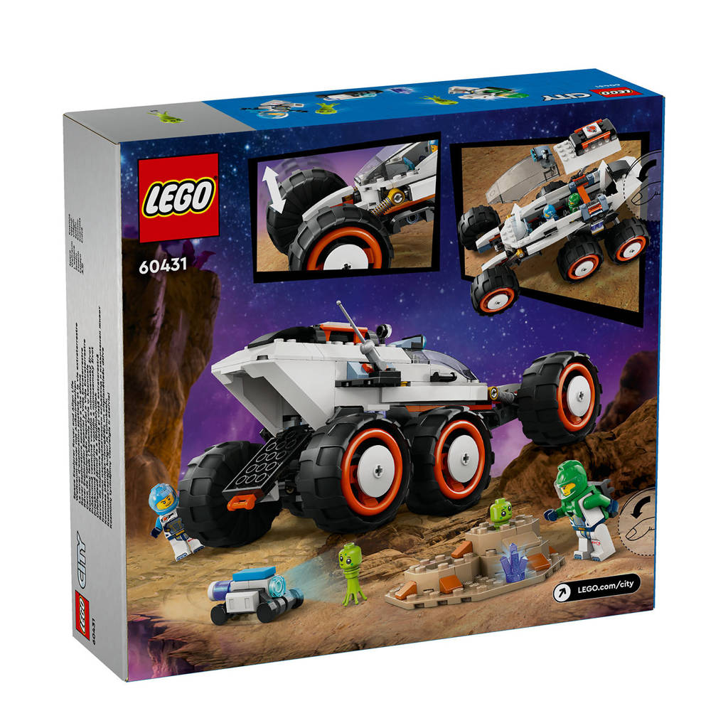 Leuk voor jong en oudRuimteverkenner en buitenaards leven Ruimte Speelgoed met Alien en Astronaut 60431