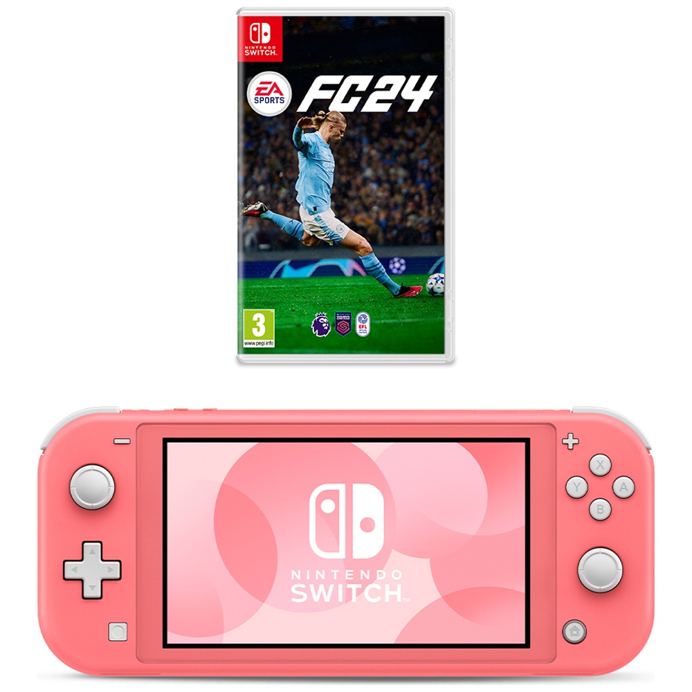Nintendo Switch Lite (Koralle) & EA Sports FC 24