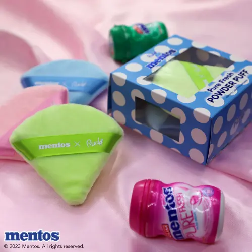 x Mentos Pure Fresh Powder Puffs