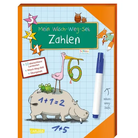 Carlsen Verlag Schlau für die Schule: Mein Wisch-Weg-Set: Zahlen