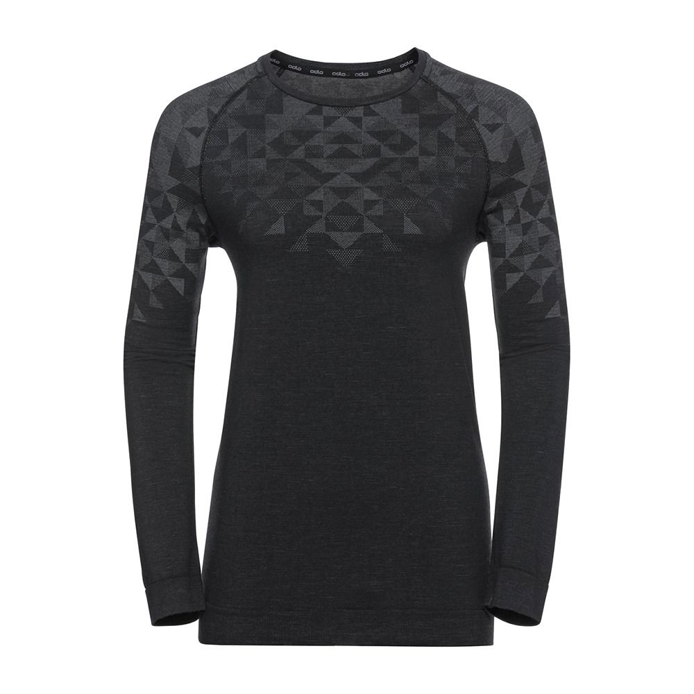 Odlo KINSHIP PW 200 - Sous-couche Femme black melange