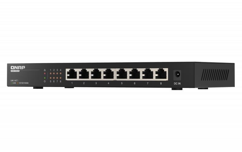 Switch QSW-1108-8T 8 Port<br>2.5GbE Ethernet Unmanaged Switch