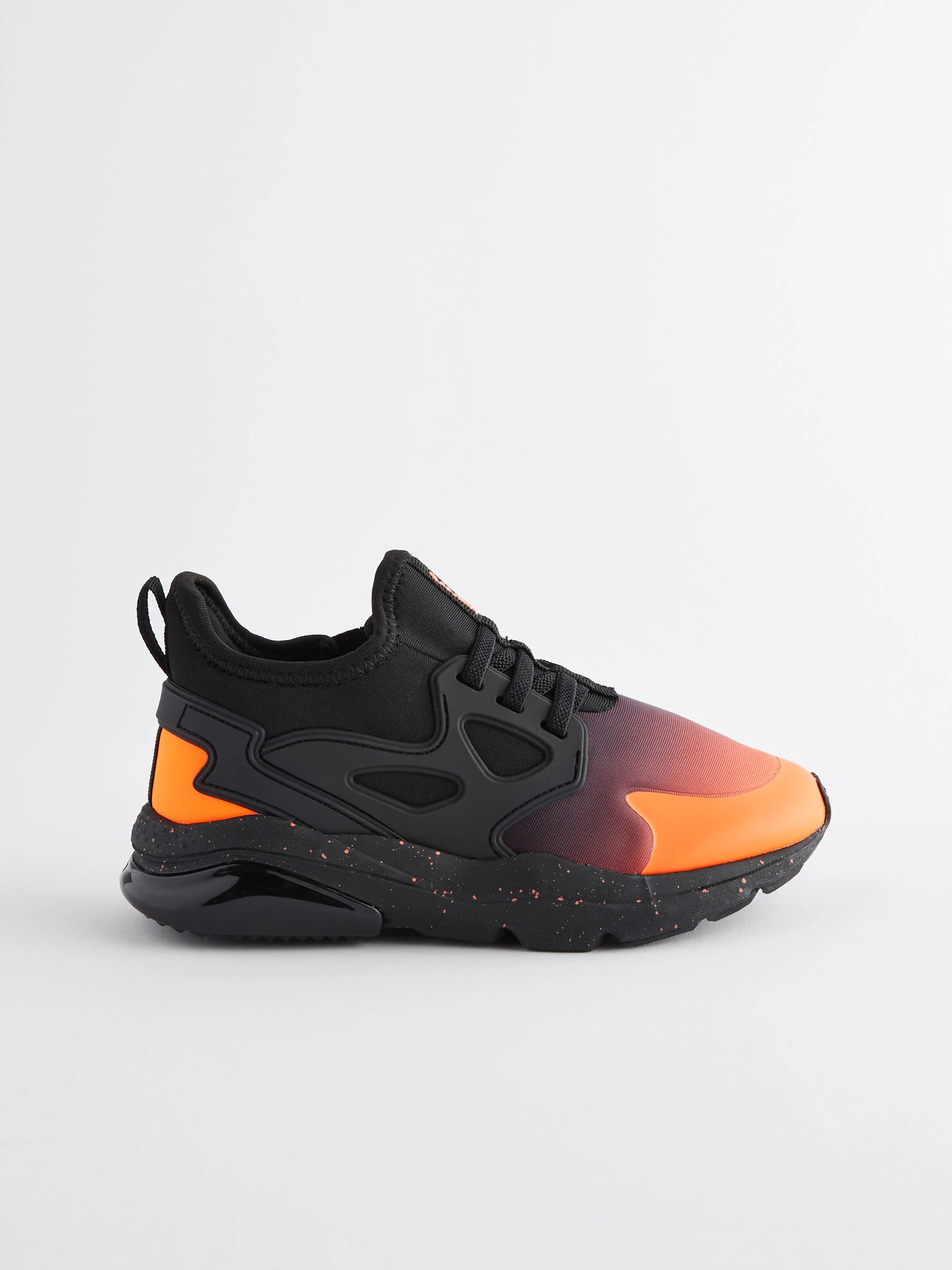 Oranje/zwart - Elastische sportschoenen