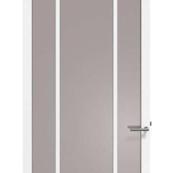 Arne & Bodil binnendeur ABE108 brons glas - wit afgelakt