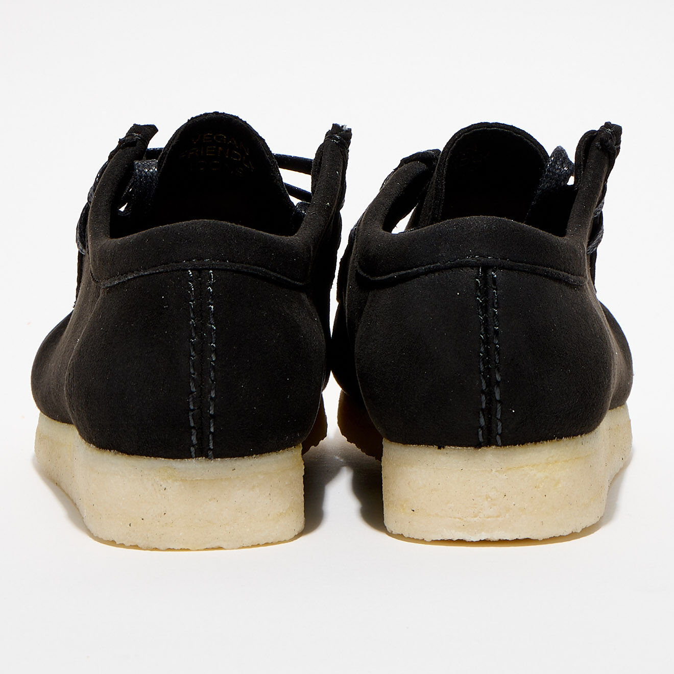 Clarks Originals Derbies en Velours de Cuir Wallabee noires