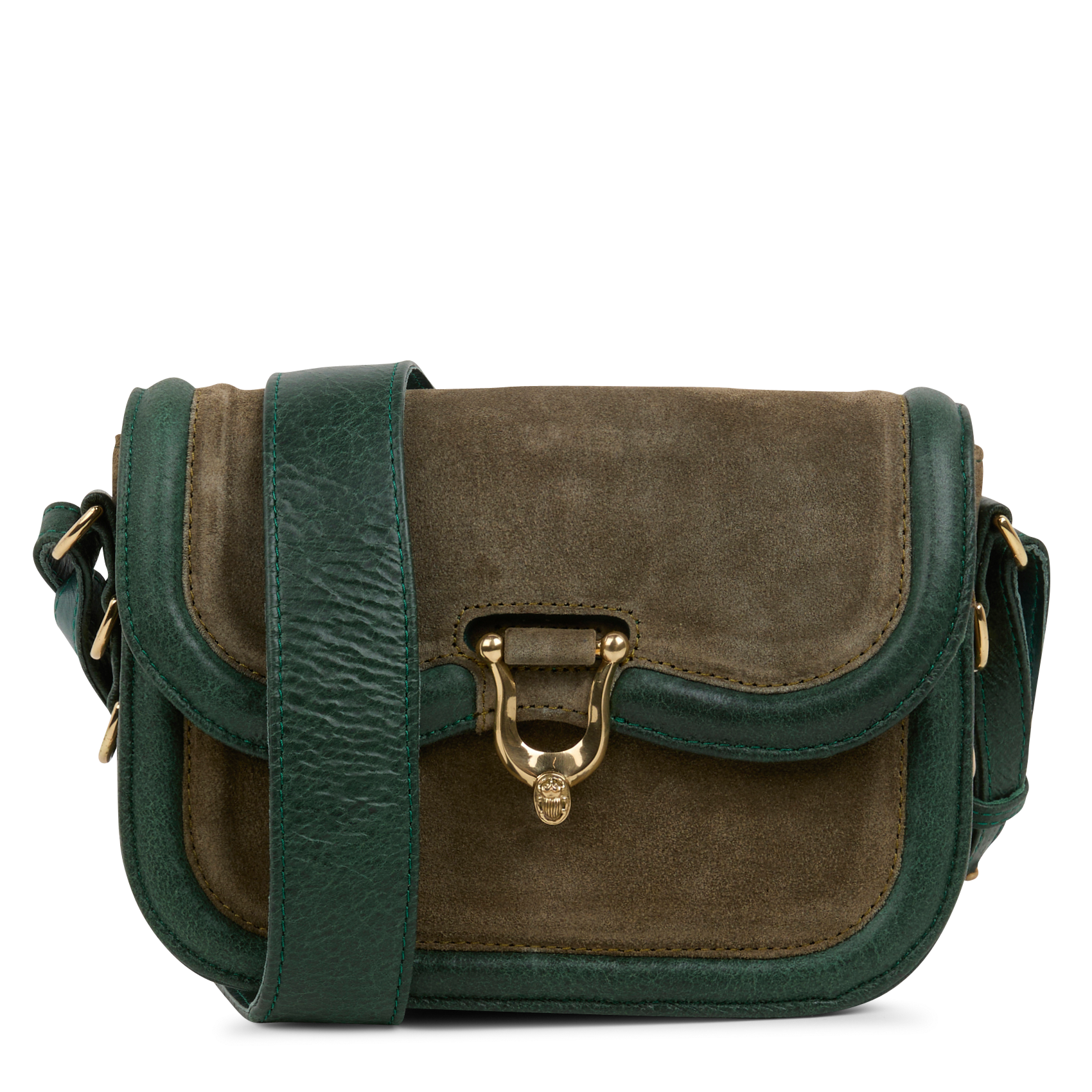 MINI MANON - Sac bandoulière en cuir | Vert