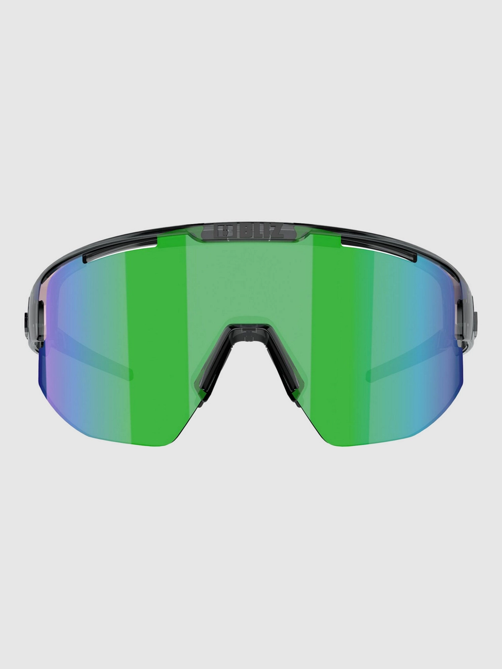 BLIZ Active Eyewear Matrix Crystal Black Sunglasses brown w green multi